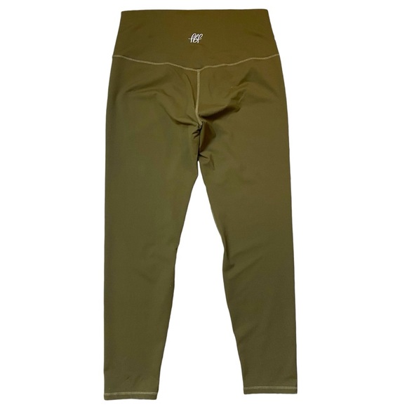 FBF Body Leggings 2X Plus Size High Waisted Olive Green Curvy Friendly - Picture 2 of 10